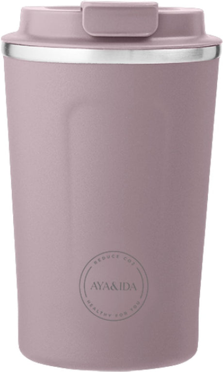 Aya ida aya ida - cup2go - Thermobecher - Kaffeebecher - Coffee to go - Reisebecher - zum Mitnehmen - 380ml - Lavendel