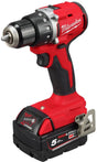 Milwaukee m18 blddrc-502c Akku-Bohrschrauber/Schraubendreher + 2x 18V 5.0 Akku + Ladegerät im Koffer