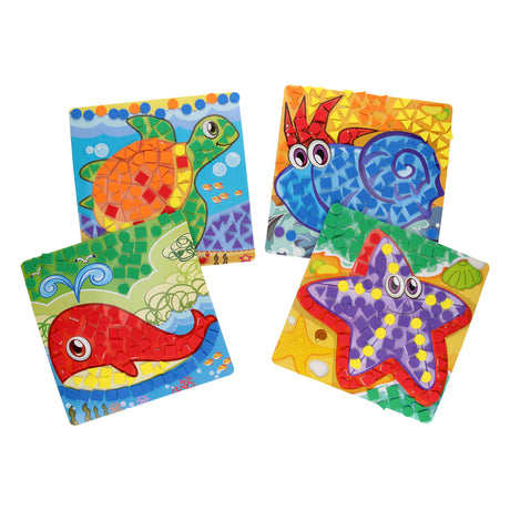 Mosaik zum Basteln von Meerestieren