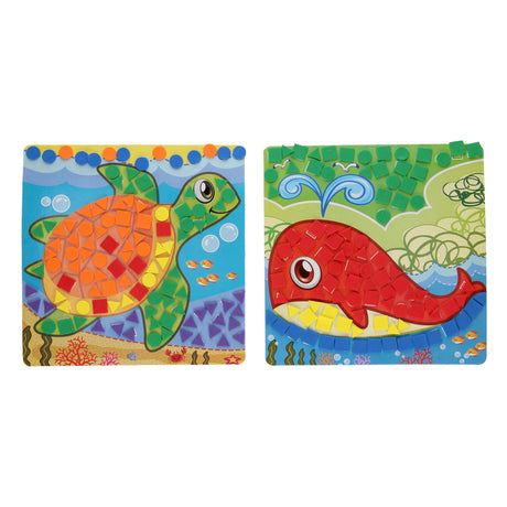 Mosaik zum Basteln von Meerestieren