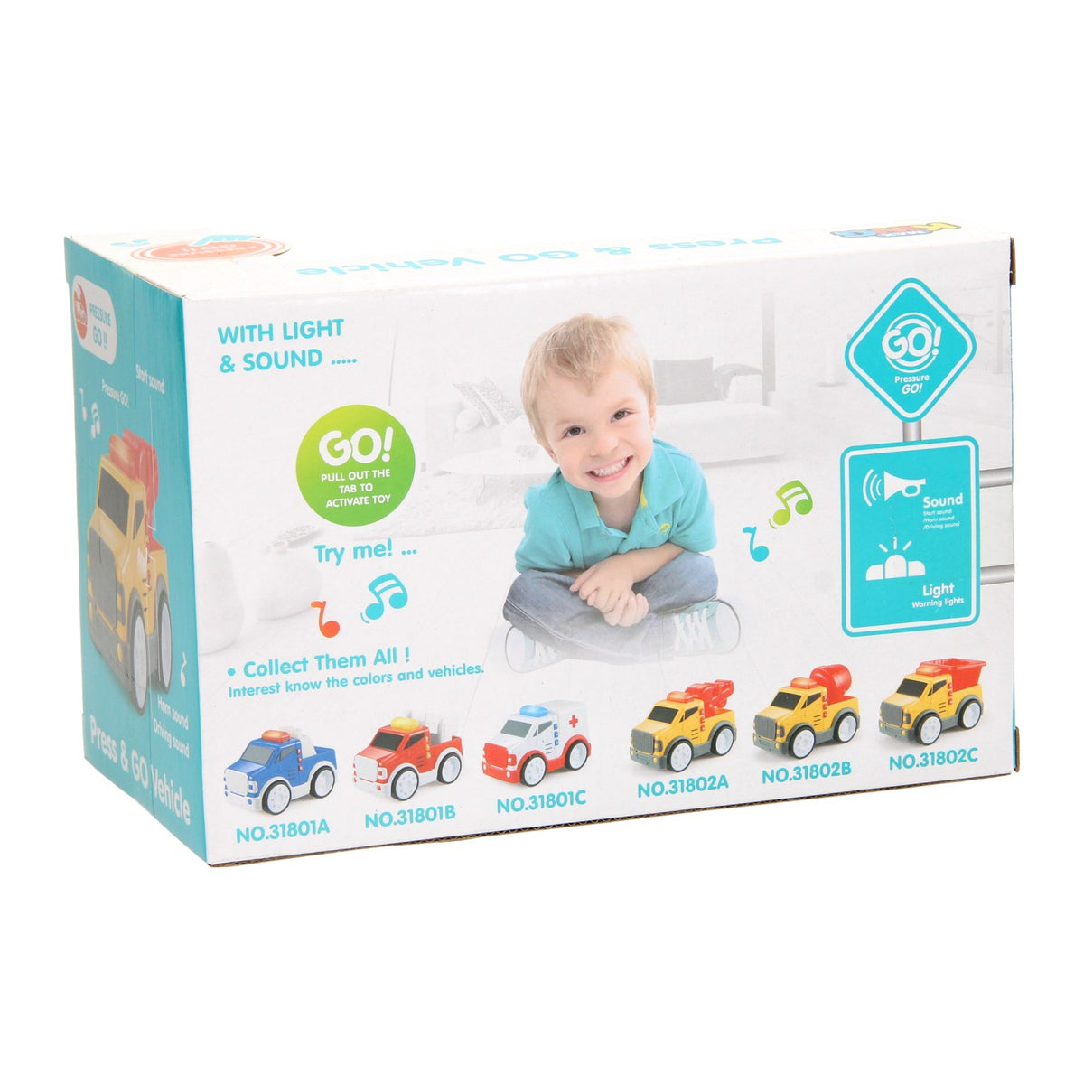 Lobbes Toys BV Press Go Car – Krankenwagen