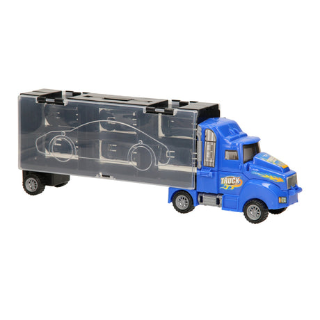 Lobbes Toys BV Aufbewahrungsautotransporter – blau
