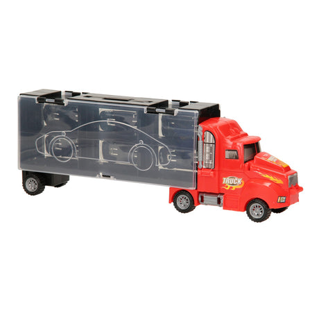 Aufbewahrung für Autotransporter – rot