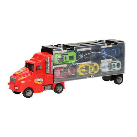 Aufbewahrung für Autotransporter – rot