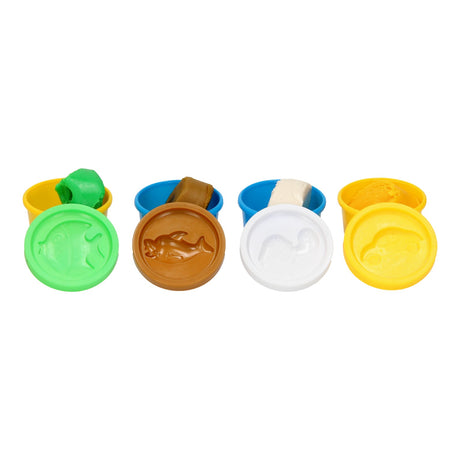 Fast-Food-Ton-Set – 4 Tontöpfe – 10-tlg.