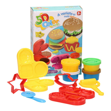 Fast-Food-Ton-Set – 4 Tontöpfe – 10-tlg.