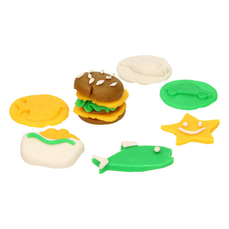 Fast-Food-Ton-Set – 4 Tontöpfe – 10-tlg.