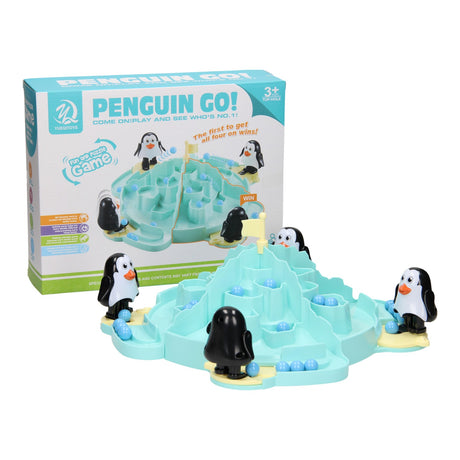 Hoppe-Pinguin-Spiel los