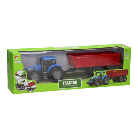 Traktor mit Anhänger 1:32