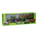 Traktor mit Ballenwagen 1:32