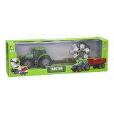 Traktor mit Heuwender 1:32