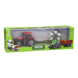 Traktor mit Heuwender 1:32