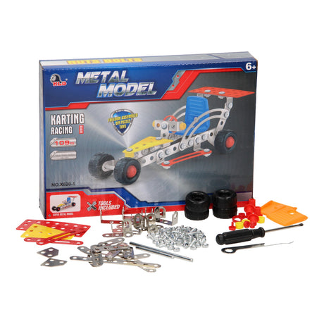 Lobbes Toys BV Construction Metall-Rennwagen, 109-tlg.