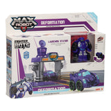 Max Roboter Max Roboter Transforming Set Launchbaan Purple