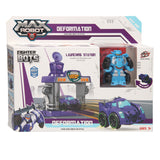 Max Roboter Max Roboter Transforming Set Launchbaan Purple