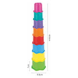 Stapelturm Farbe, 8 Stk.