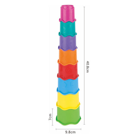 Stapelturm Farbe, 8 Stk.