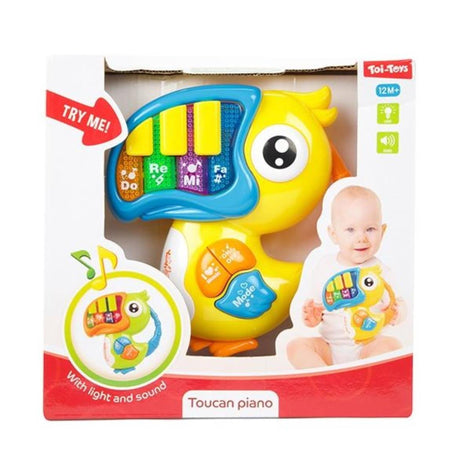 Toi-Toys Toi Toys Little Stars Babyklavier mit Musik Tukan