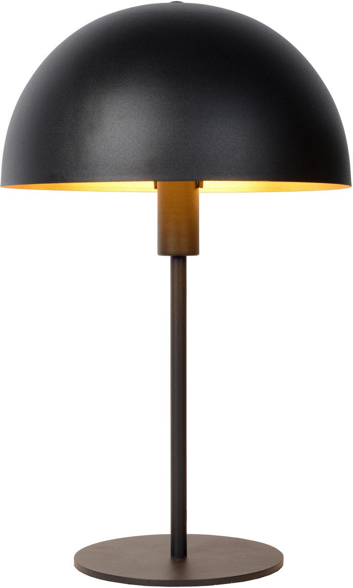 Lucide Siemon - Tischlampe - ø 25 cm - 1xe14 - schwarz