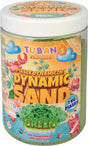 Tuban – dynamischer Sand – grün 1 kg, Schmucksand für Kinder, 3 Jahre, grün