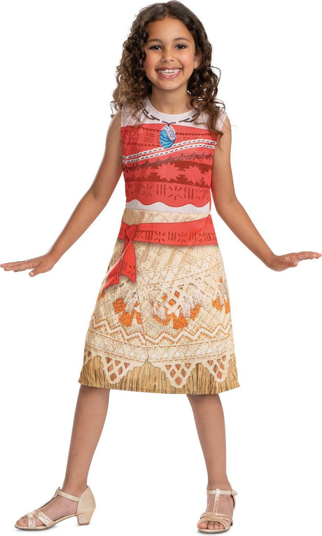 Verkleidung Disney – Moana, Kostüm Moana Vaiana Basic, Größe XS (3T-4T Jahre), Mädchen