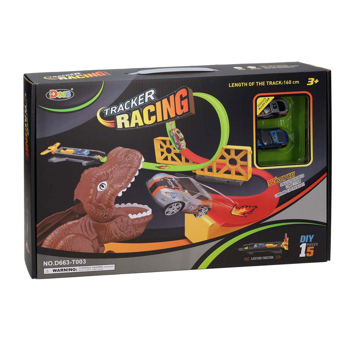 Dino-Startset mit Looping-Rampe
