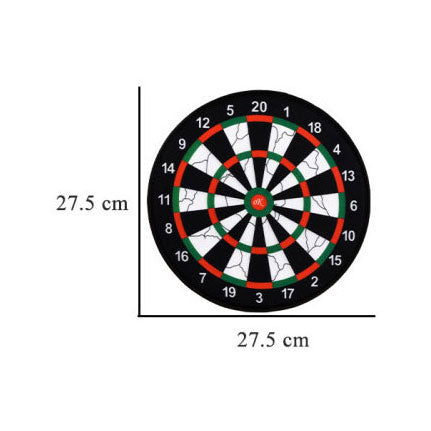 Dartscheibe mit Klettverschluss und 3 Darts