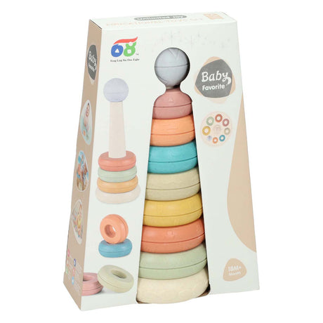 Baby Stack Tower Pastell
