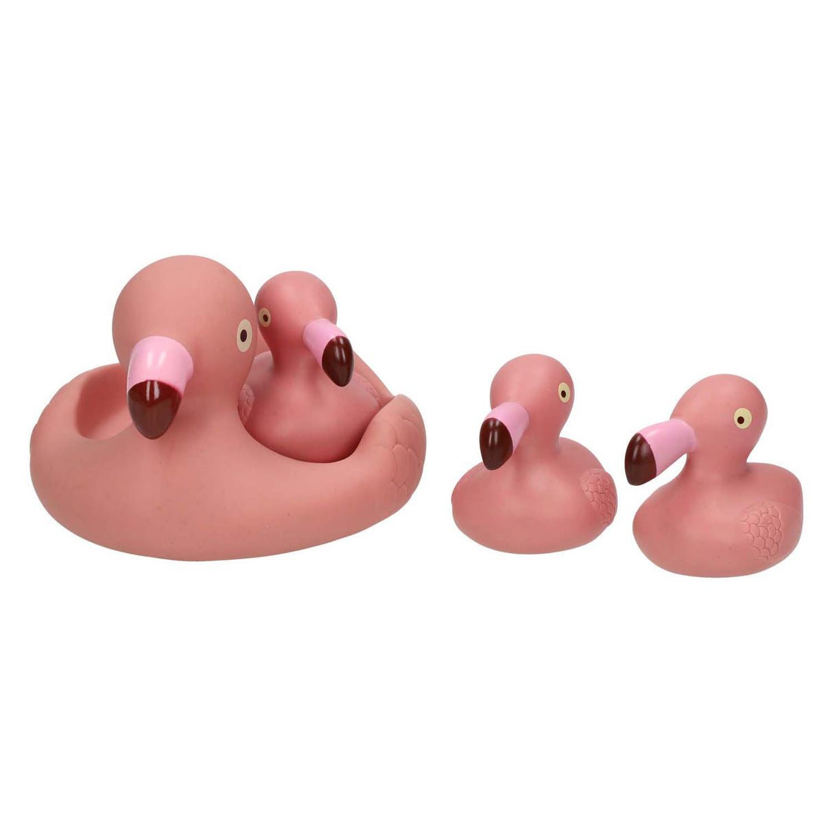 Badetiere Flamingofamilie, 4-tlg