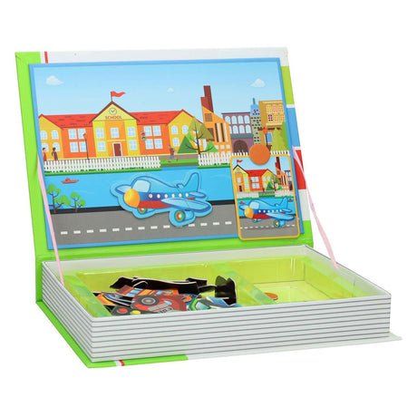 Magnetische Kofferstadt