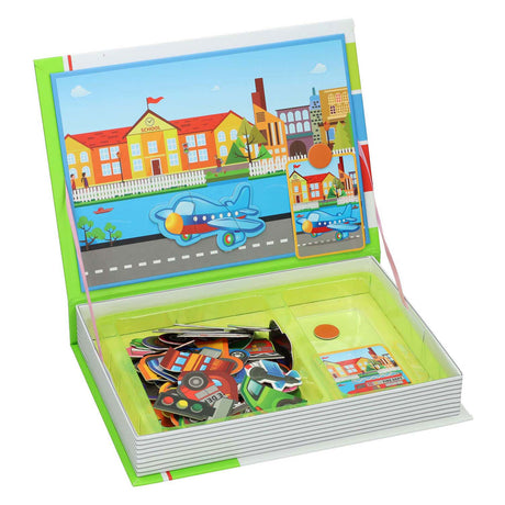 Magnetische Kofferstadt