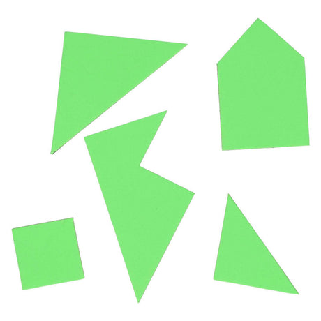 Schaumstoff-Tangram-Puzzles, 4-tlg.