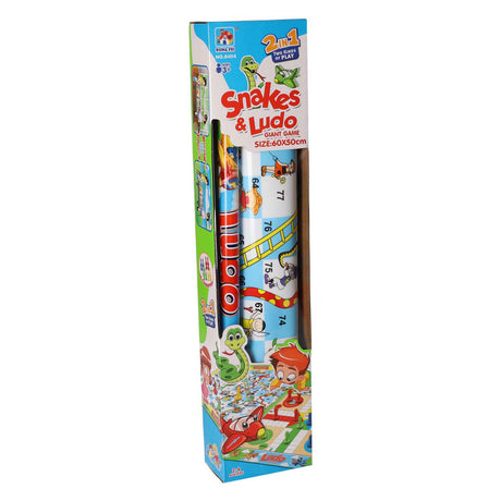 Snakes Ludo Brettspiel doppelseitig