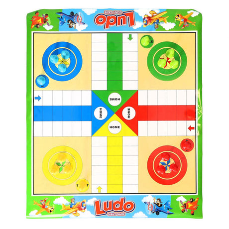 Snakes Ludo Brettspiel doppelseitig
