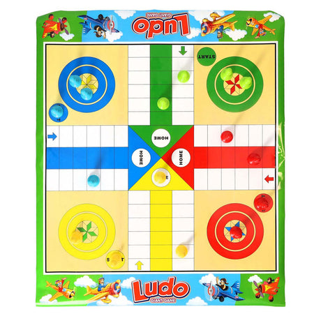 Snakes Ludo Brettspiel doppelseitig