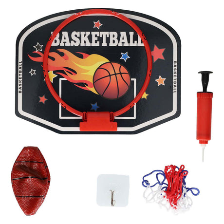 Basketball-Rückbrett mit Ball