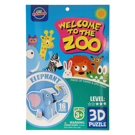 Bausatz 3D-Elefant