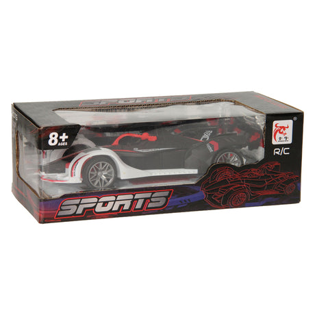 Rc racer rood zwart bestuurbare auto