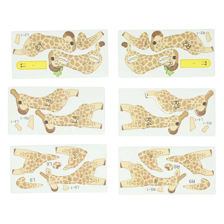 3D-Puzzle Giraffe, 30 Teile.