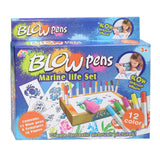 Blaaspennenset met pompje onderwaterwereld