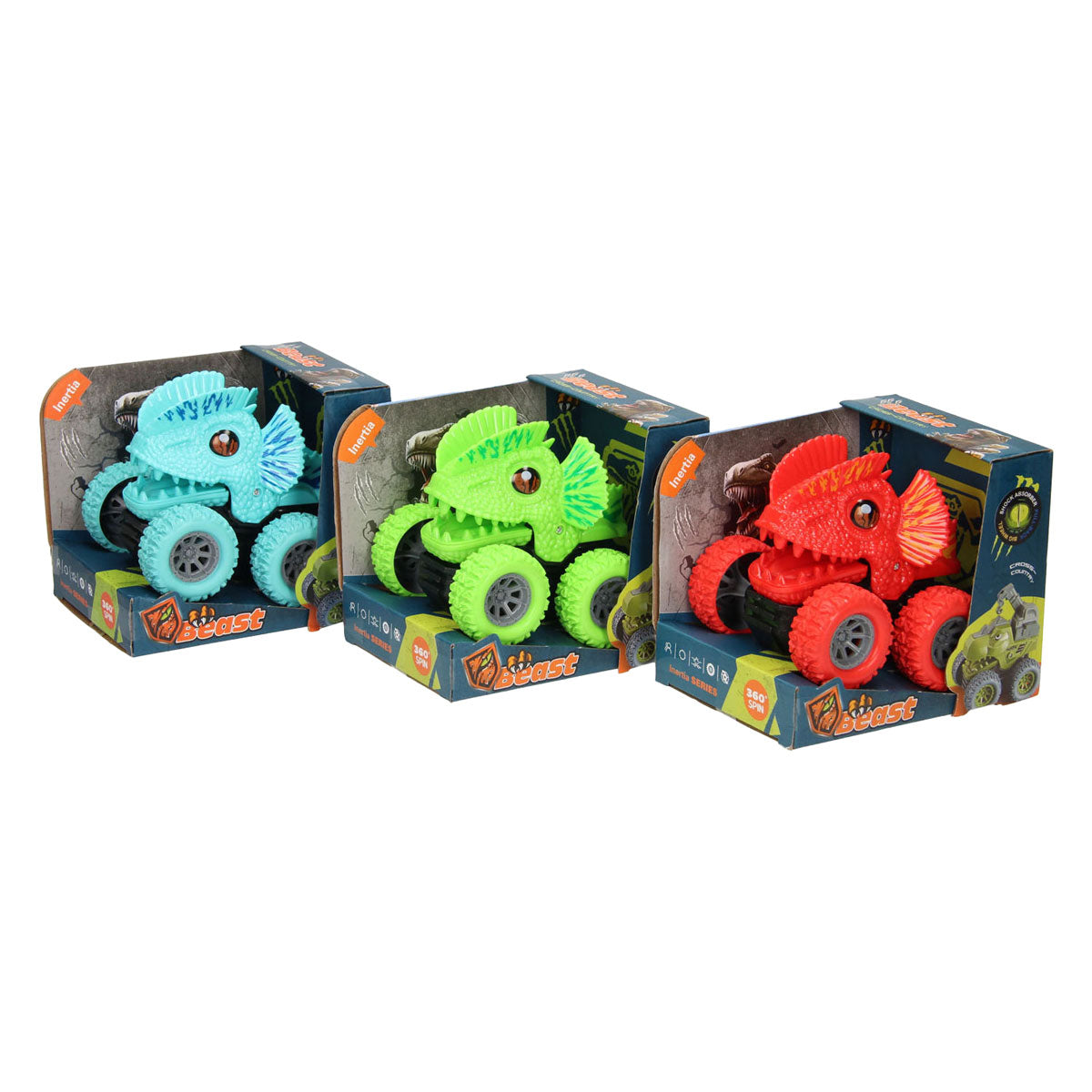 Dino-Monstertruck 360 Grad