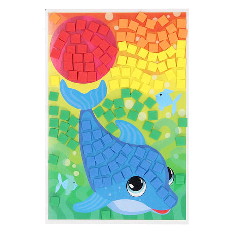 Einen Mosaikdelfin herstellen