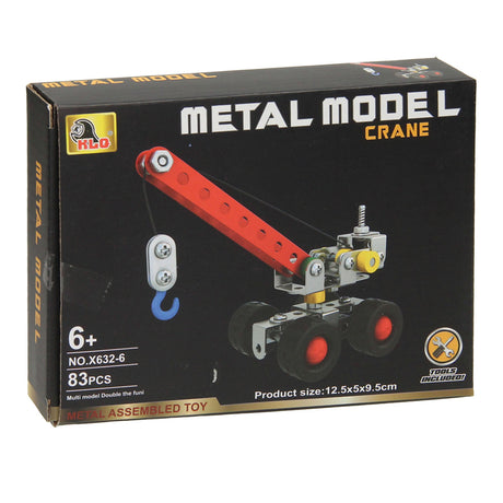 Metallbausatz Kran, 83 Teile