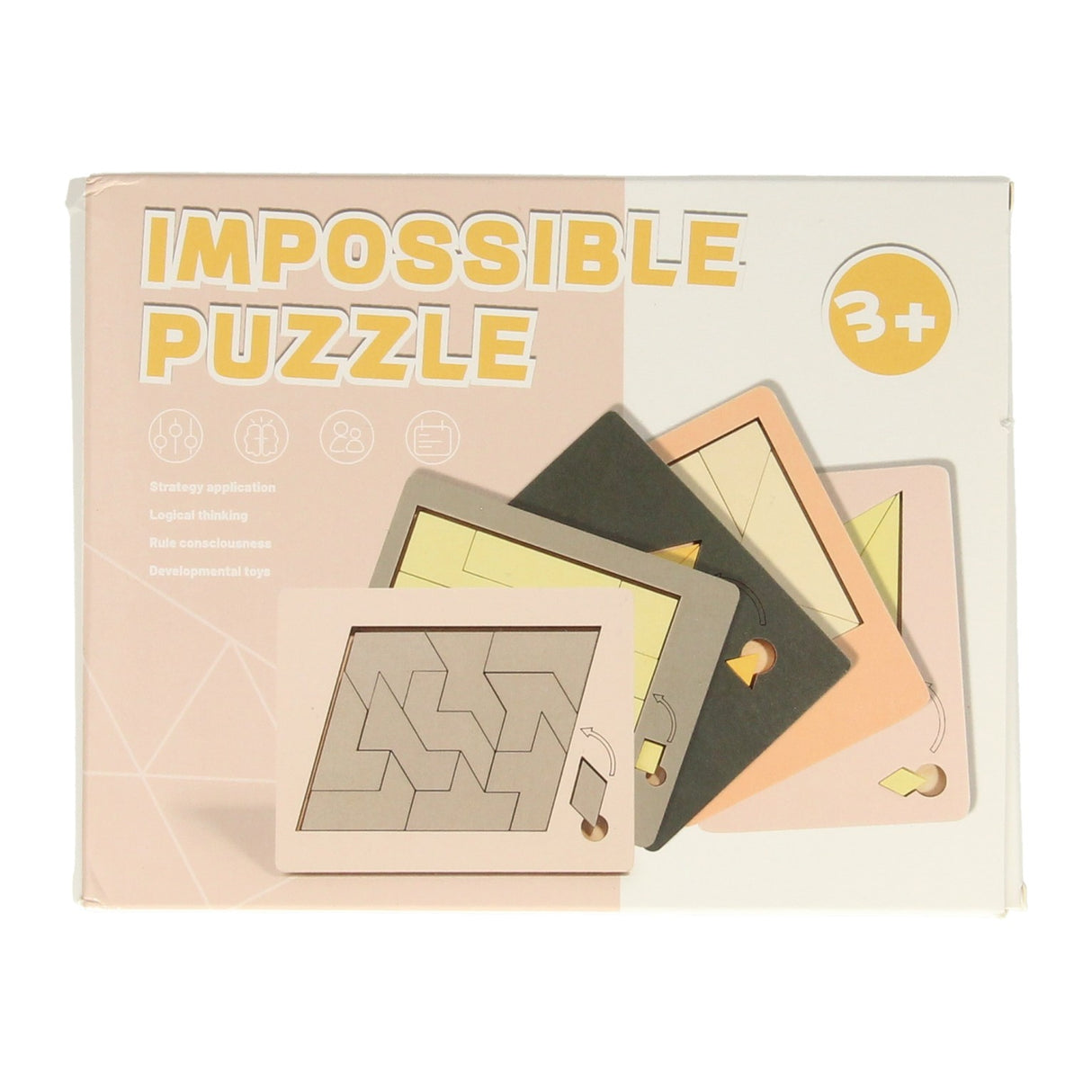 Imp-Puzzle aus Holz zum ossiblen Denken