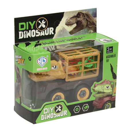 Baue ein Dino-Auto mit Käfig
