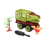 Baue ein Dino-Auto mit Käfig