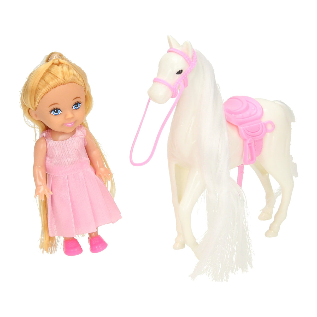 Puppe mit Pferd