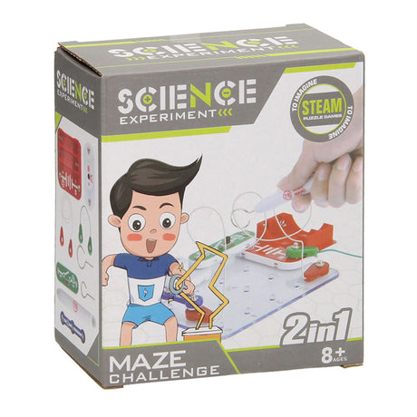 Science experiment maze challenge 2in1