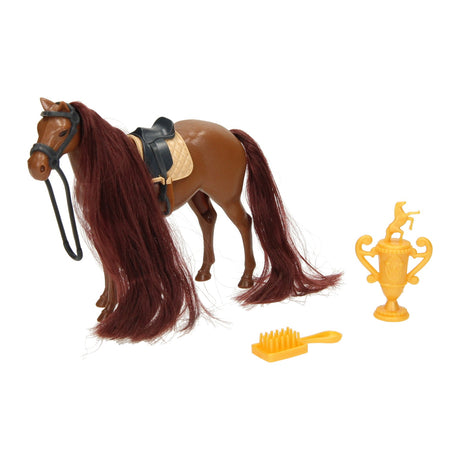 Pferd mit Kamm und Becher