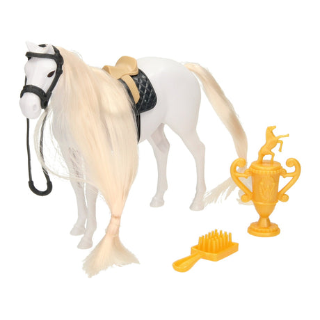 Pferd mit Kamm und Becher